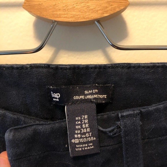 Dark blue gap slacks - Picture 3 of 3